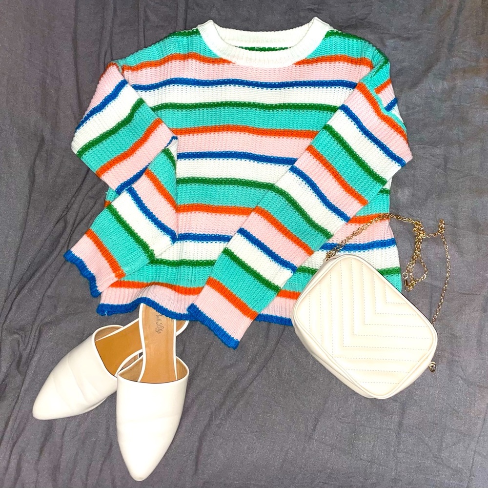 Pink Lily Sweater (Small)